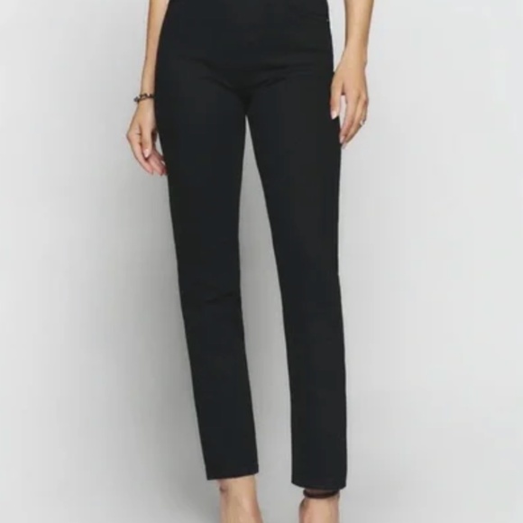 NWT Reformation Liza High Waist Straight Jeans - 24 - Picture 1 of 6